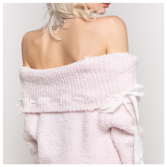 POL Dreamy Powder Pink Berber Fleece Sweater - Picture 5 of 14